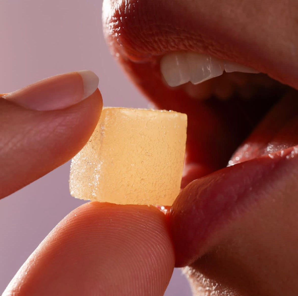 Up close gummy
