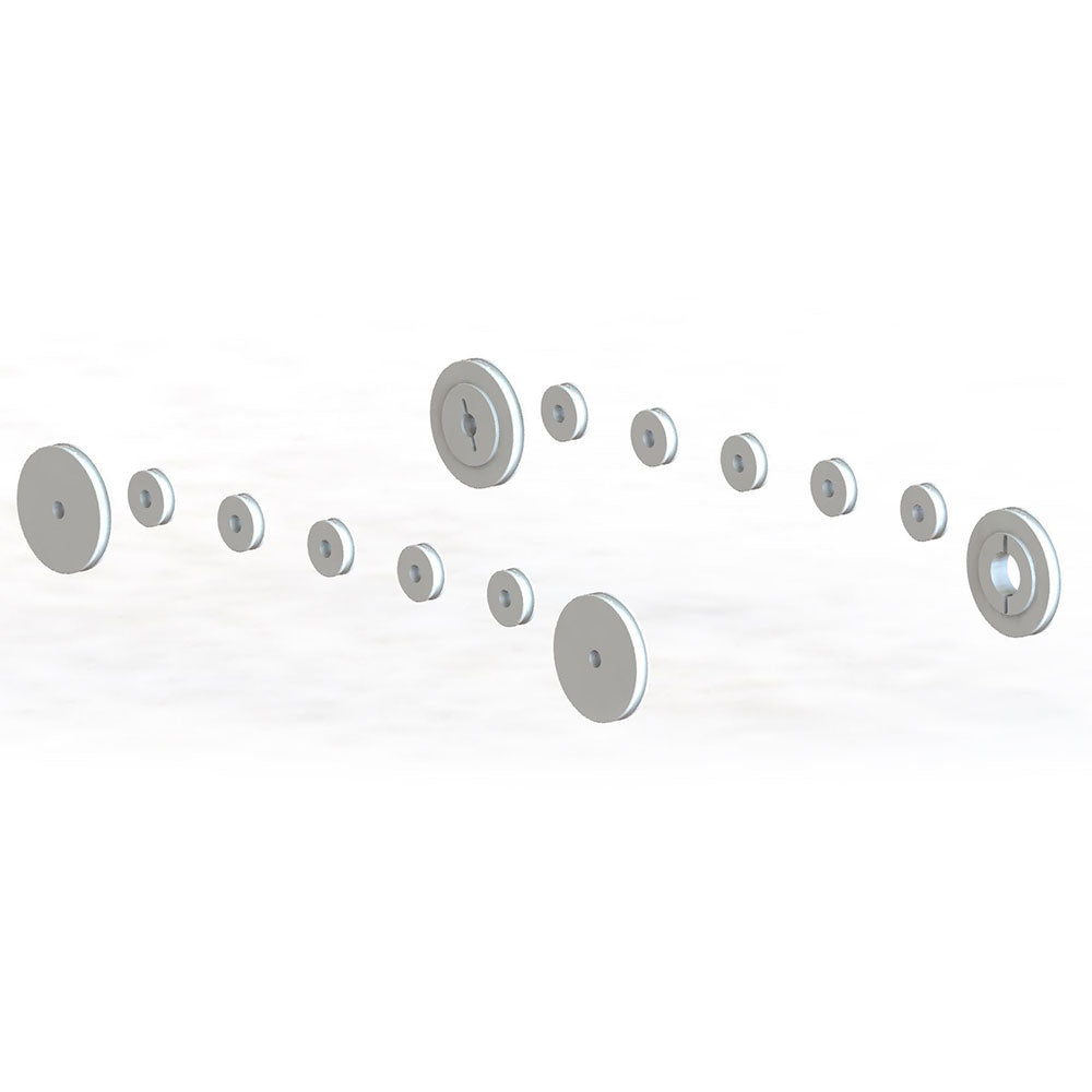 White Pullies Set