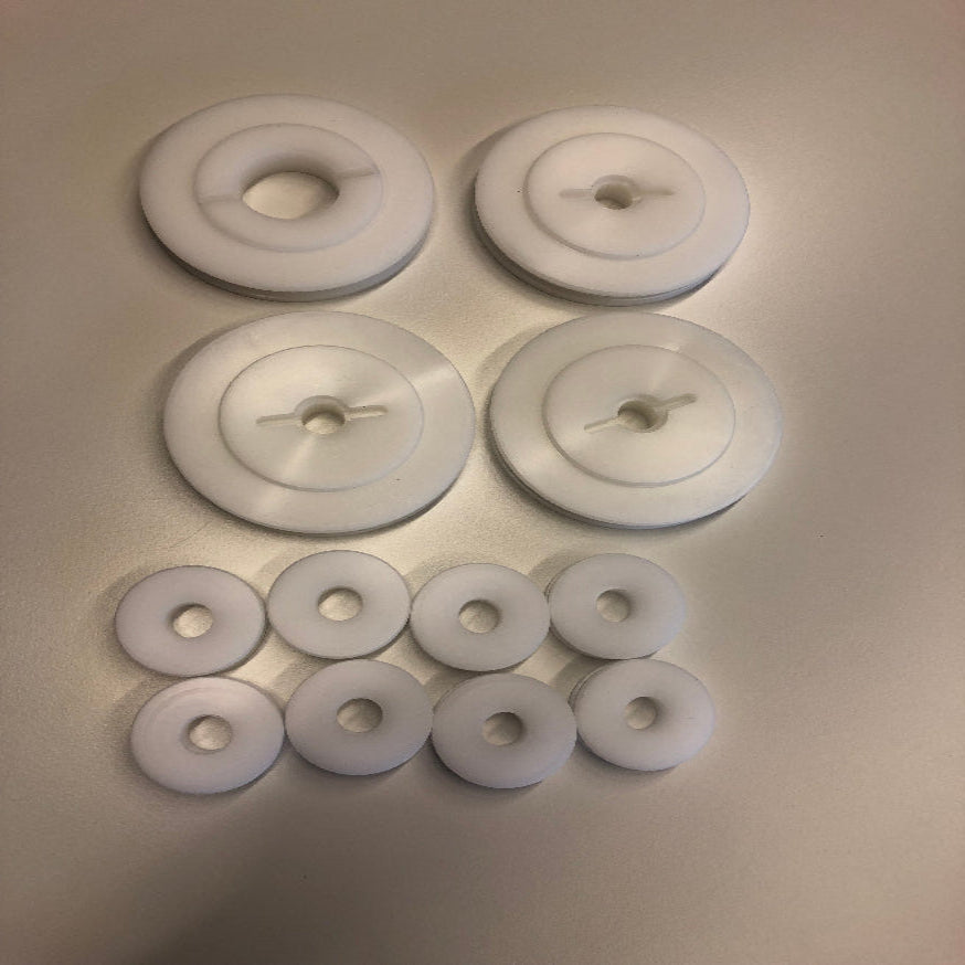 White Pulleys Set