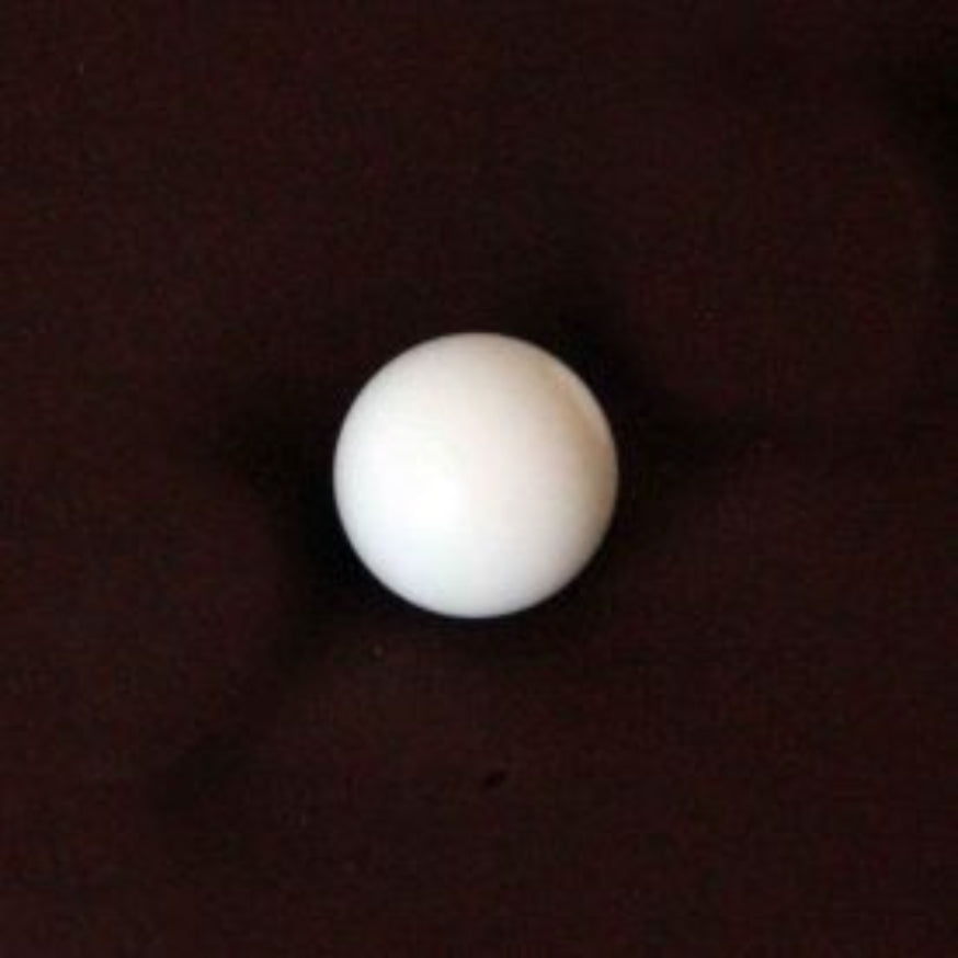 White Nylon Precision Balls - 8 Pack