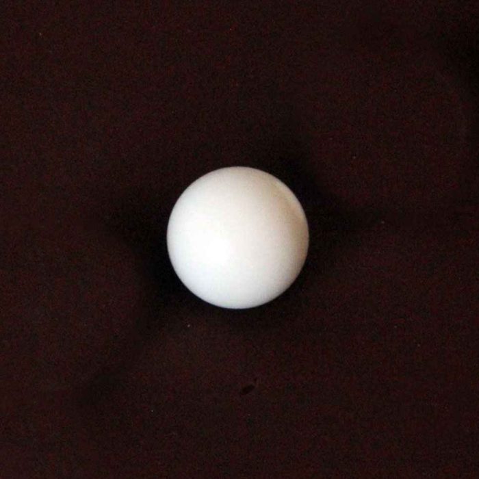 White nylon precision ball