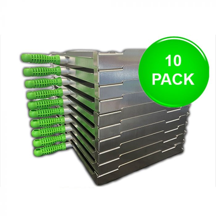 Stainless steel tray pallet for automatic depositor 10 pack